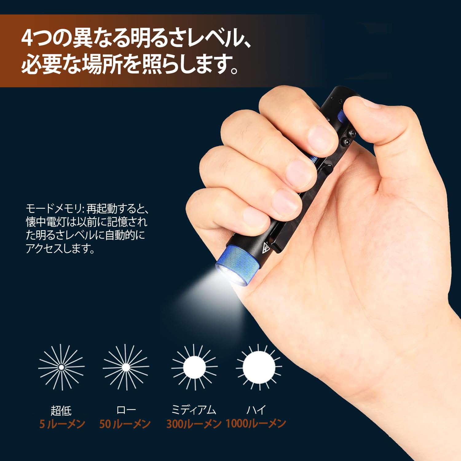 Amazon.co.jp: ACEBEAM Rider RX 2.0 EDC 懐中電灯 LED 小型 軽量 強力